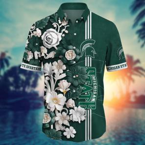 Michigan State Spartans NCAA Flower Hawaii Shirt For Fans Ver 25