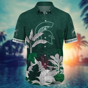 Michigan State Spartans NCAA Flower Hawaii Shirt For Fans Ver 29