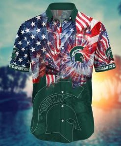 Michigan State Spartans NCAA Flower Hawaii Shirt For Fans Ver 31