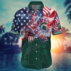 Michigan State Spartans NCAA Flower Hawaii Shirt For Fans Ver 31