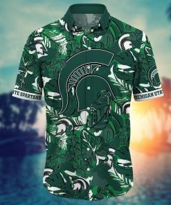 Michigan State Spartans NCAA Flower Hawaii Shirt For Fans Ver 32