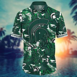 Michigan State Spartans NCAA Flower Hawaii Shirt For Fans Ver 32