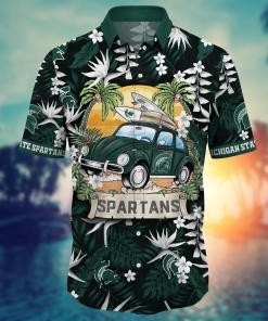Michigan State Spartans NCAA Flower Hawaii Shirt For Fans Ver 34