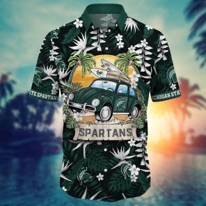 Michigan State Spartans NCAA Flower Hawaii Shirt For Fans Ver 34