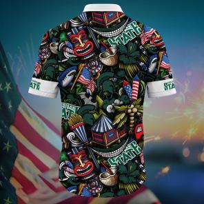 Michigan State Spartans NCAA Flower Hawaii Shirt For Fans Ver 5