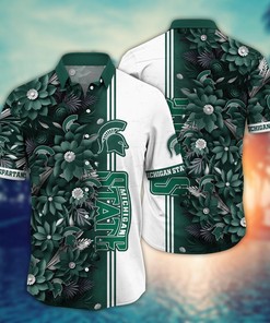Michigan State Spartans NCAA Flower Hawaii Shirt For Fans Ver 6