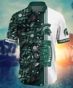 Michigan State Spartans NCAA Flower Hawaii Shirt For Fans Ver 6