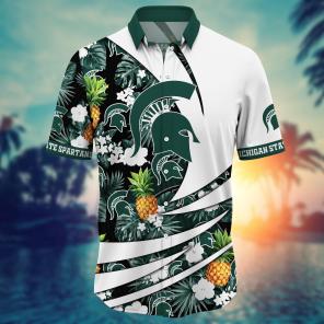 Michigan State Spartans NCAA Flower Hawaii Shirt For Fans Ver 7