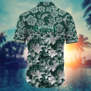 Michigan State Spartans NCAA Hawaiian Shirt Gift For Fan