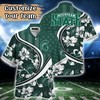 Michigan State Spartans NCAA US Flag Flower Hawaii Shirt For Fans