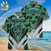 Michigan State Spartans Summer Hawaiian Shirt and Shorts - Perfect for Sports Fans.