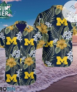 Michigan Wolverines Aloha Authentic Hawaiian Shirt - A Classic Addition to Your Wardrobe.