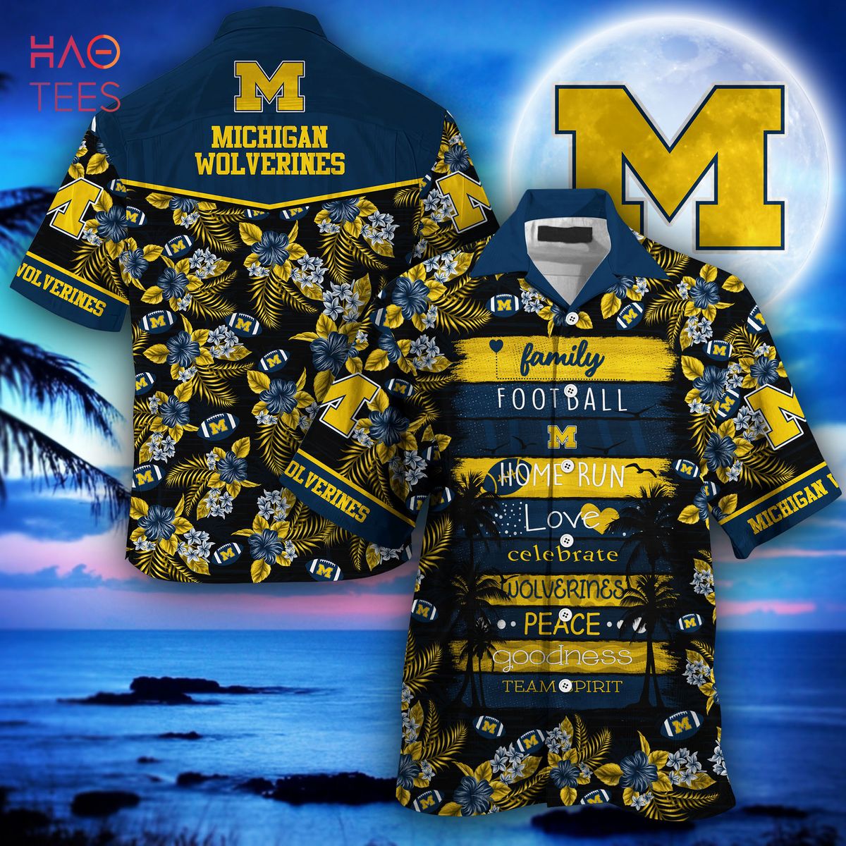 Michigan Wolverines Hawaiian Shirt - New Gift for Summer with Limited Stock - Get Yours Now!