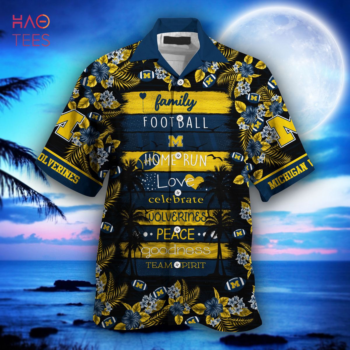 Michigan Wolverines Hawaiian Shirt - New Gift for Summer with Limited Stock - Get Yours Now!