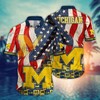 Michigan Wolverines NCAA Flower Hawaii Shirt For Fans Ver 10