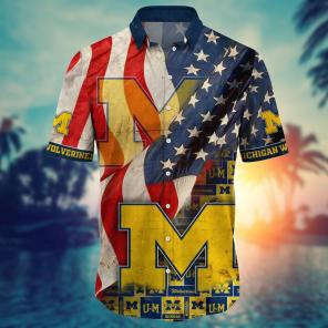 Michigan Wolverines NCAA Flower Hawaii Shirt For Fans Ver 10