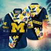 Michigan Wolverines NCAA Flower Hawaii Shirt For Fans Ver 11