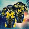 Michigan Wolverines NCAA Flower Hawaii Shirt For Fans Ver 14