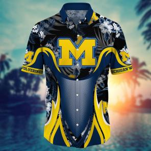 Michigan Wolverines NCAA Flower Hawaii Shirt For Fans Ver 21