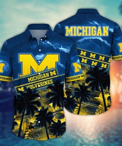 Michigan Wolverines NCAA Flower Hawaii Shirt For Fans Ver 22
