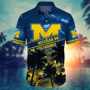 Michigan Wolverines NCAA Flower Hawaii Shirt For Fans Ver 22