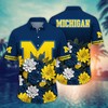 Michigan Wolverines NCAA Flower Hawaii Shirt For Fans Ver 28