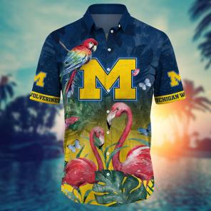 Michigan Wolverines NCAA Flower Hawaii Shirt For Fans Ver 29