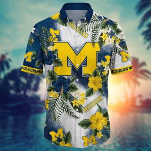 Michigan Wolverines NCAA Flower Hawaii Shirt For Fans Ver 30