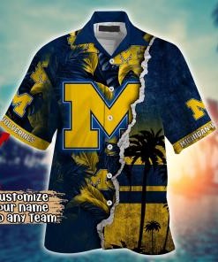 Michigan Wolverines NCAA Flower Hawaii Shirt For Fans Ver 35