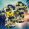 Michigan Wolverines NCAA Flower Hawaii Shirt For Fans Ver 4