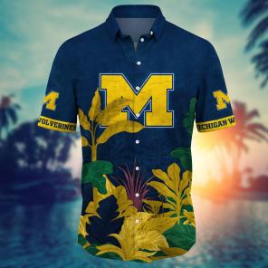 Michigan Wolverines NCAA Flower Hawaii Shirt For Fans Ver 6