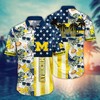 Michigan Wolverines NCAA Flower Hawaii Shirt For Fans Ver 8