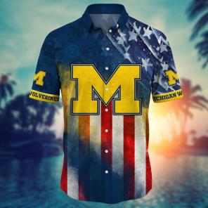 Michigan Wolverines NCAA Hawaii Shirt Ver 2