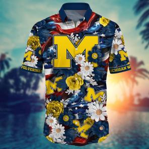 Michigan Wolverines NCAA Hawaii Shirt Ver 3