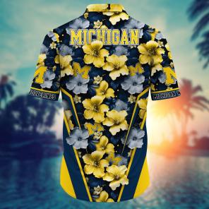 Michigan Wolverines NCAA Hawaiian Shirt, Aloha Shirt Ver 2