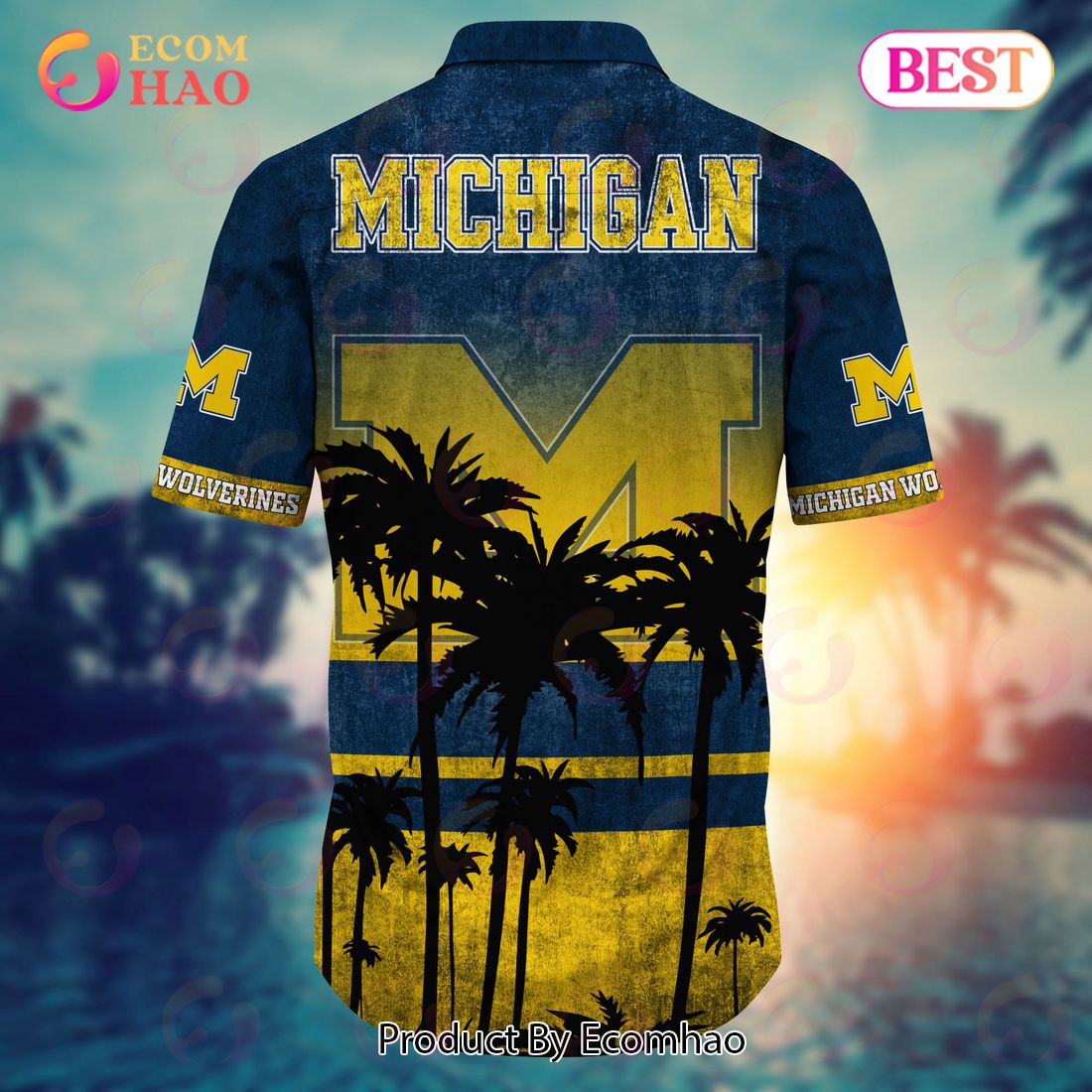 Michigan Wolverines Trending Style: Hawaii Shirt & Shorts Hot for Summer
