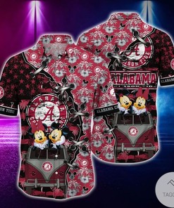 Mickey Mouse Alabama Crimson Tide NCAA Hawaiian Shirt for Men