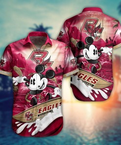 Mickey Mouse Boston College Eagles NCAA Hawaiian Shirt 