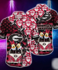 Mickey Mouse Georgia Bulldogs UGA Hawaiian Shirt - Perfect Gift