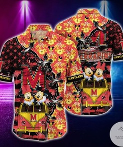 Mickey Mouse Maryland Terrapins NCAA Hawaiian Shirt - A Fun Addition to Your Closet.