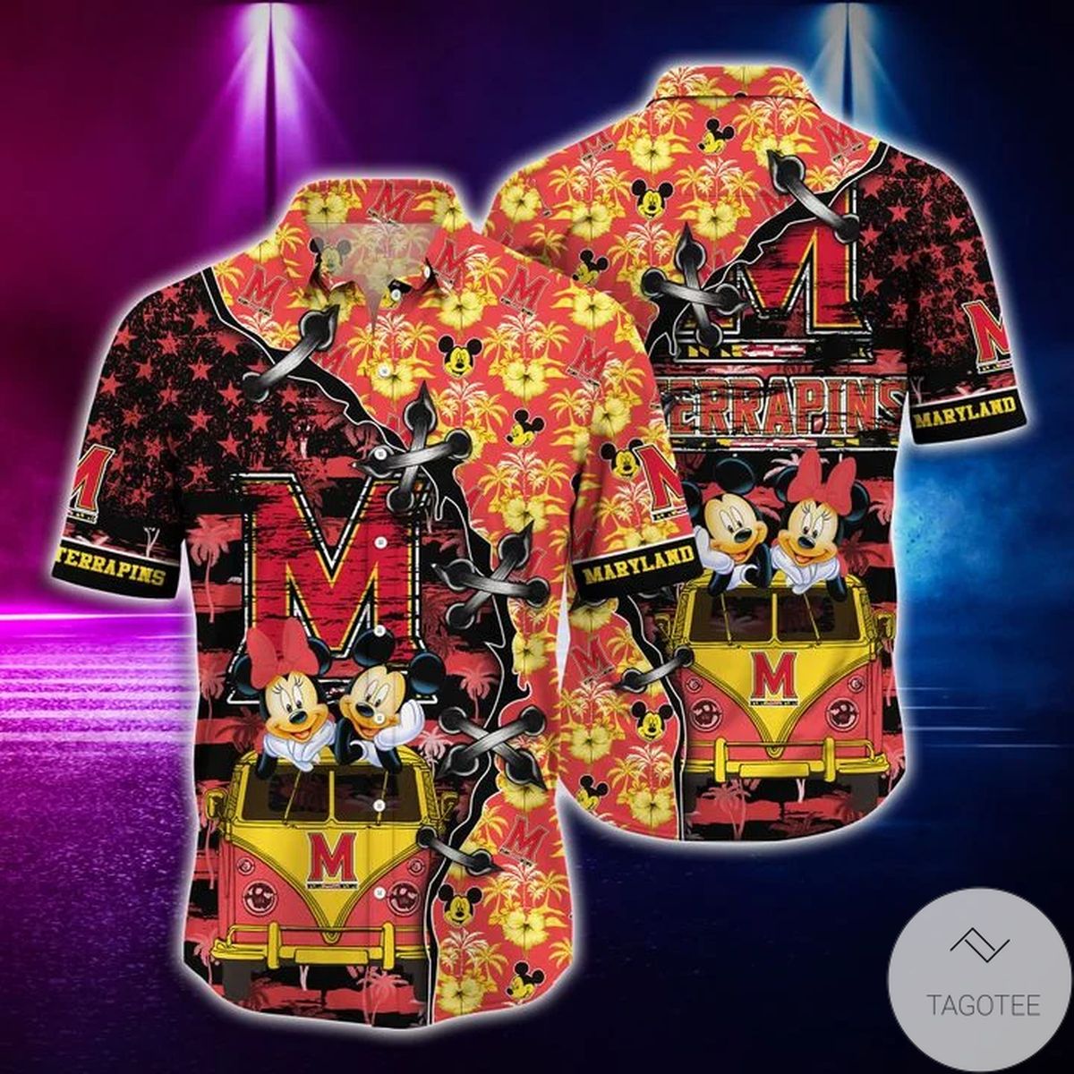 Mickey Mouse Maryland Terrapins NCAA Hawaiian Shirt - A Fun Addition to Your Closet.