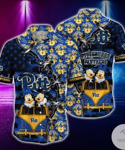 Mickey Mouse Pittsburgh Panthers NCAA Hawaiian Shirt - Fun and Cute Fan Gear for Panthers Fans