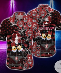 Mickey Mouse Stanford Cardinal NCAA Hawaiian Shirt - A Fun Addition to Your Closet.