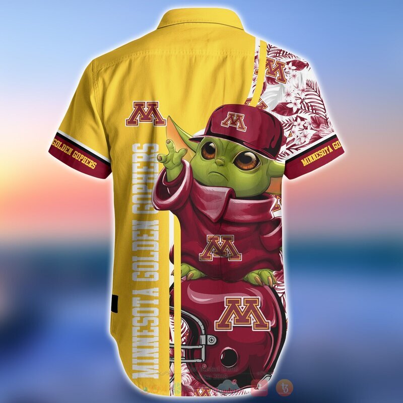 Minnesota Golden Gophers Baby Yoda Hawaiian Shirt, Perfect for Summer