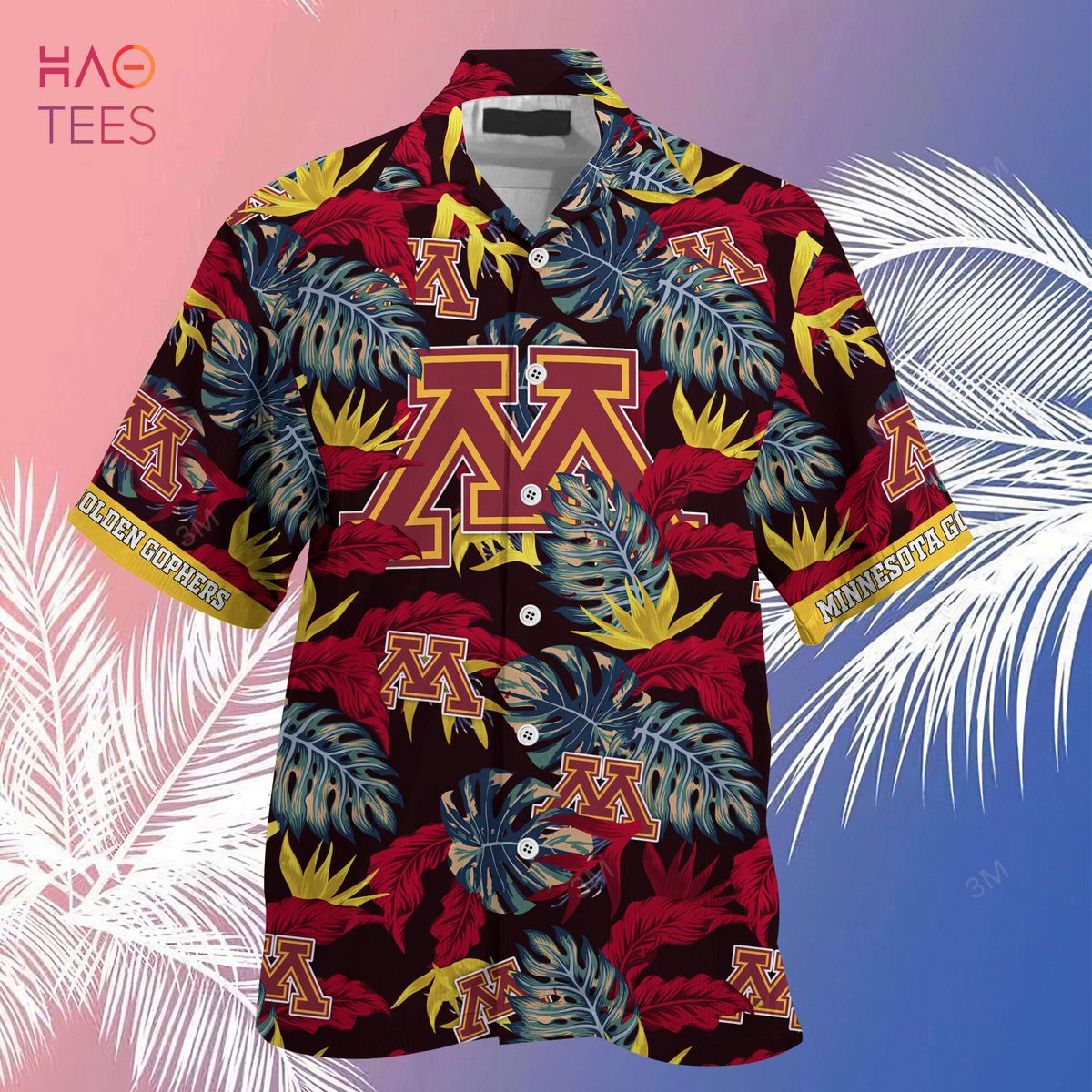 Minnesota Golden Gophers Hawaiian Shirt And Shorts For Summer, Stress Blessed Obsessed Fans