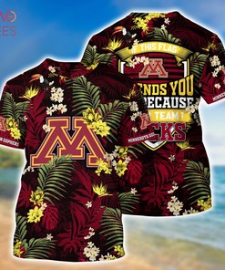 Minnesota Golden Gophers Hawaiian Shirt And Shorts For Summer, Tropical Patterns For Fans