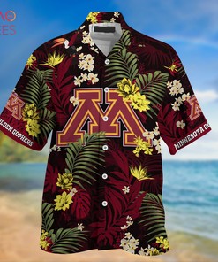 Minnesota Golden Gophers Hawaiian Shirt And Shorts For Summer, Tropical Patterns For Fans