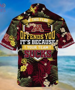 Minnesota Golden Gophers Hawaiian Shirt And Shorts For Summer, Tropical Patterns For Fans