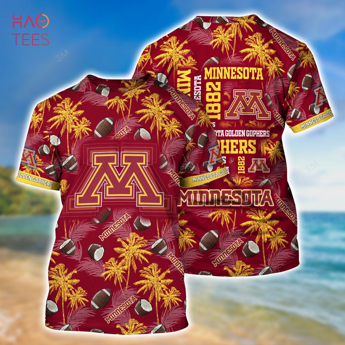 Minnesota Golden Gophers Hawaiian Shirt, New Gift For Summer