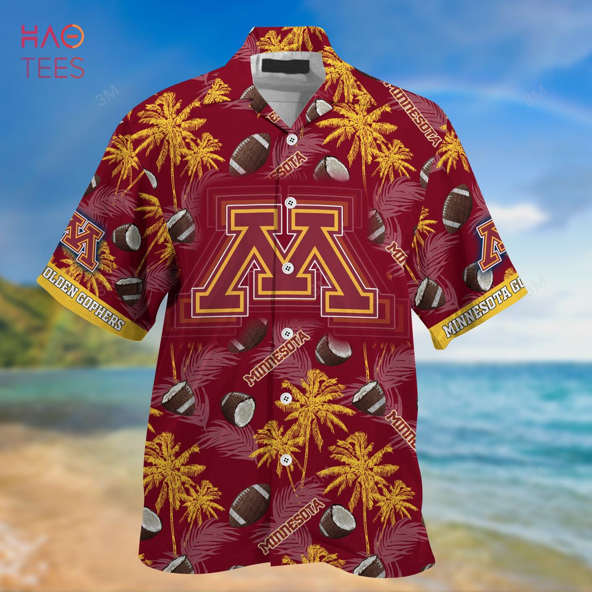 Minnesota Golden Gophers Hawaiian Shirt, New Gift For Summer